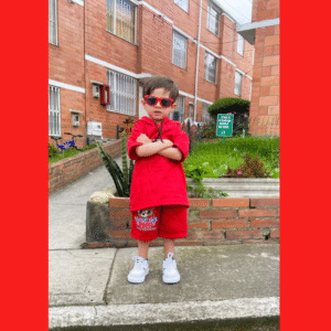 Conjunto Short Rojo Niño x Docena