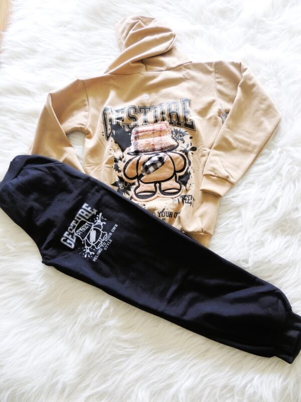 Sudadera niño Gris Conejo Kaws x Docena - Image 5