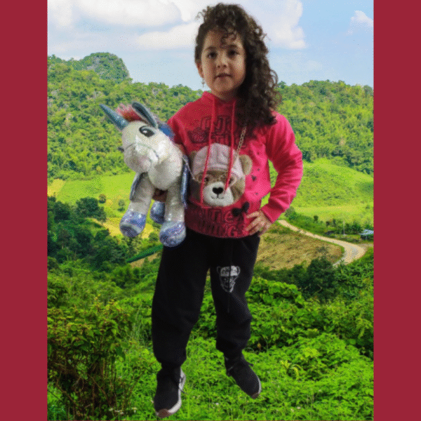 Sudadera fucsia oso x Docena - Image 3